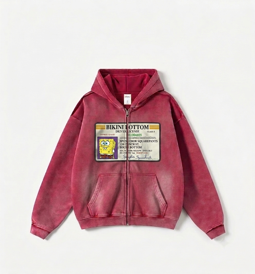 ももは　GRAPHIC ZIP-UP HOODIE Graphic Zip Up Hoodie – Modo