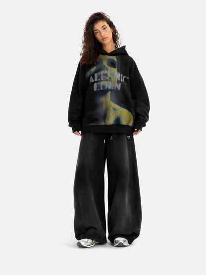 Thermal Print Hoodie full outfit