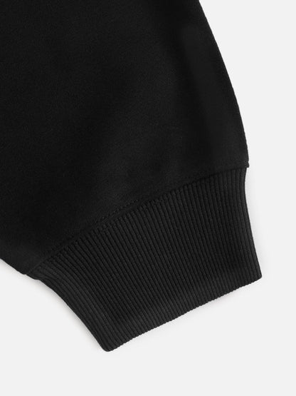 Thermal Print Hoodie cuff detail