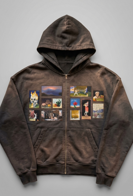 Minecraft Painting Zip-Up